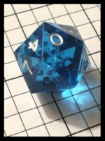 Dice : Dice - DM Collection - Armory Blue Transparent 2nd Generation Extras 1- 0 - Ebay Sept 2011